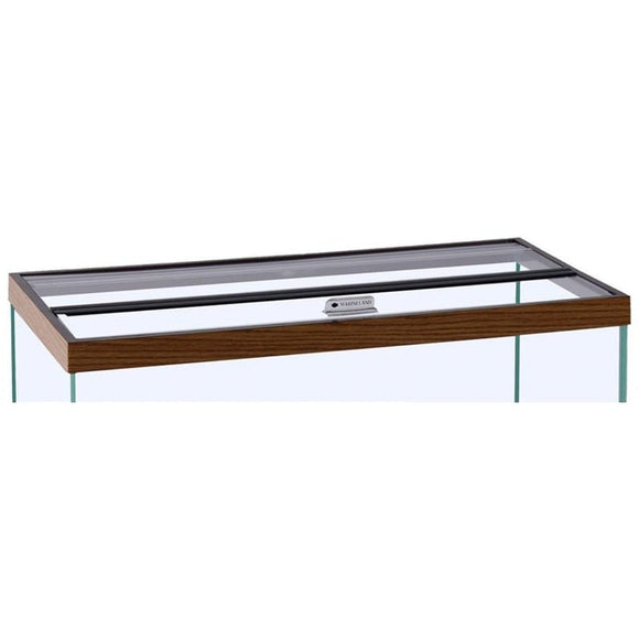 MARINELAND GLASS CANOPY FOR RECTANGULAR AQUARIUMS HINGED (30X18 INCH)