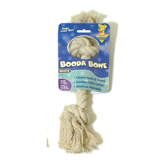 Booda White Rope Bone Dog Toy (Extra Small)