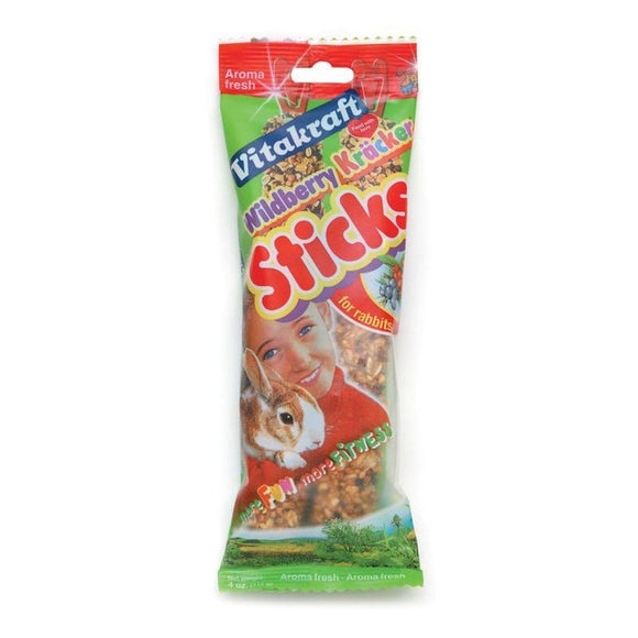 WILDBERRY KRACKER STICKS - RABBIT (4 OZ/2 PACK)