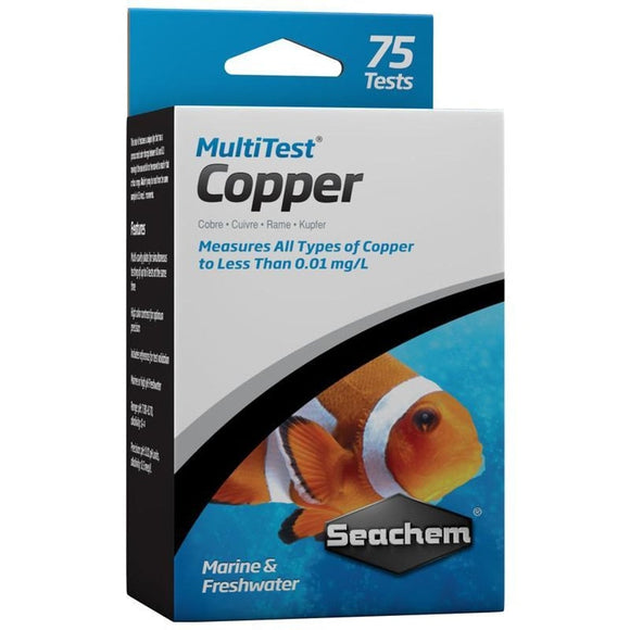 SEACHEM MULTITEST: COPPER (75 TESTS)