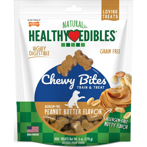 Nylabone Healthy Edibles Natural Chewy Bites (Peanut Butter)