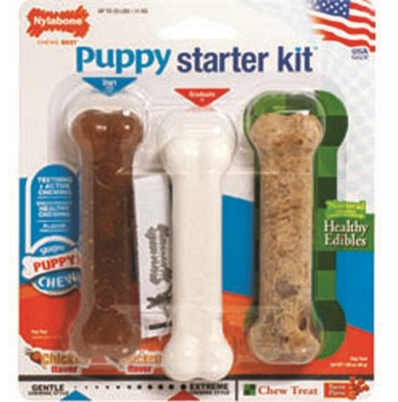 PUPPY CHEW STARTER KIT VARIETY PACK (REG-3 PK, ASSORTED)