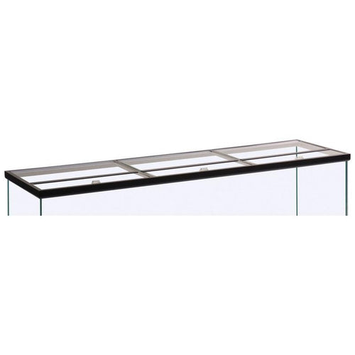 MARINELAND GLASS CANOPY FOR RECTANGULAR AQUARIUMS HINGED (48X18 INCH)