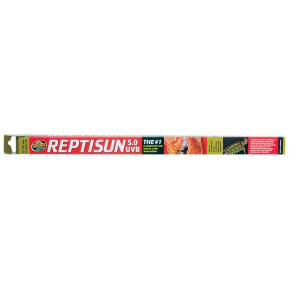 T8 REPTISUN 5.0 FLUORESCENT UVB BULB (18 IN-15 WATT)