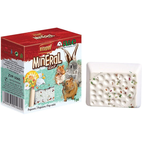 VitaPol Mineral Block for Small Animals (Popcorn | SM-40 GM)