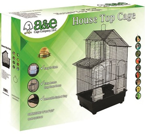 A&E HOUSE TOP BIRD CAGE (16X14 IN)