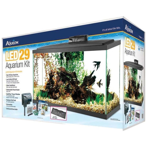 AQUEON LED AQUARIUM KIT RECTANGLE (10 GAL-20X10X12 IN)