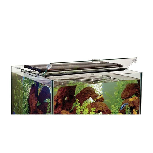 MARINELAND GLASS CANOPY FOR CUBE AQUARIUMS W/CLIPS HINGED (18X18 INCH)