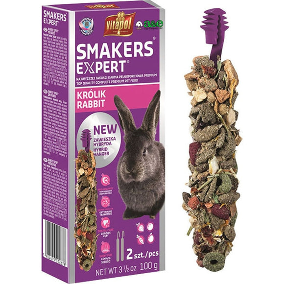 SMAKERS EXPERT EXTRUDED TREAT STICK RABBIT (2 PK)