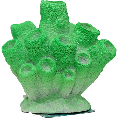 EXOTIC ENVIRONMENTS GREEN SPONGE CORAL (3.5X2.5X3.5 INCH)