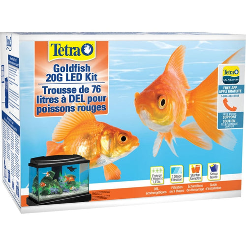 TETRA GOLDFISH LED AQUARIUM KIT (20 GAL/24X12X16 INCH)