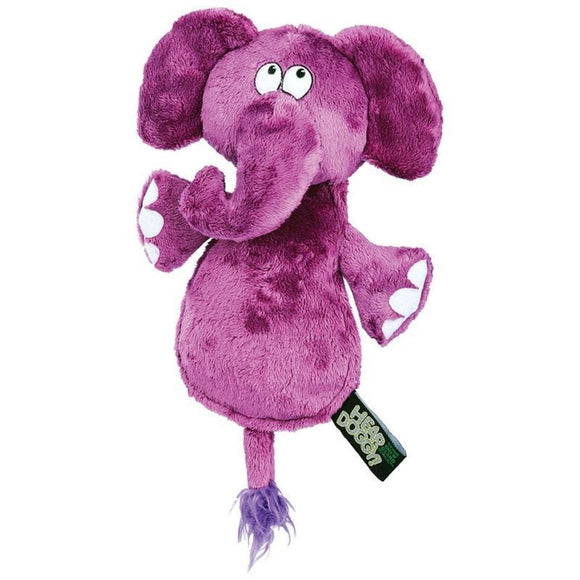 HEAR DOGGY FLATTIE ELEPHANT ULTRASONIC DOG TOY (PINK)