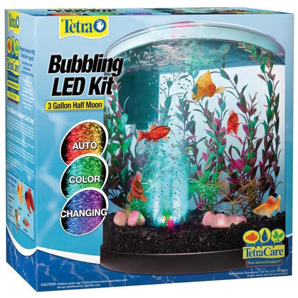 TETRA BUBBLING LED HALF MOON KIT (3 GALLON)