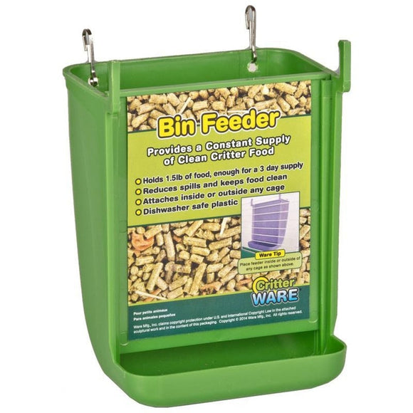 CRITTERWARE BIN FEEDER (1.5 LB, ASSORTED)