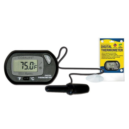 CORALIFE DIGITAL AQUARIUM/TERRARIUM THERMOMETER (2X1X5 INCH)