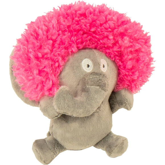 HEAR DOGGY! SILENT SQUEAK CRAZY HAIRS ELEPHANT (LG)